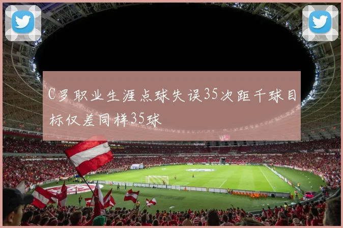 C罗职业生涯点球失误35次距千球目标仅差同样35球